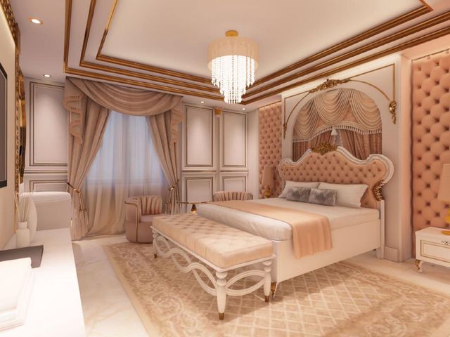 تصميم داخلي لقصر ونقوش CNC